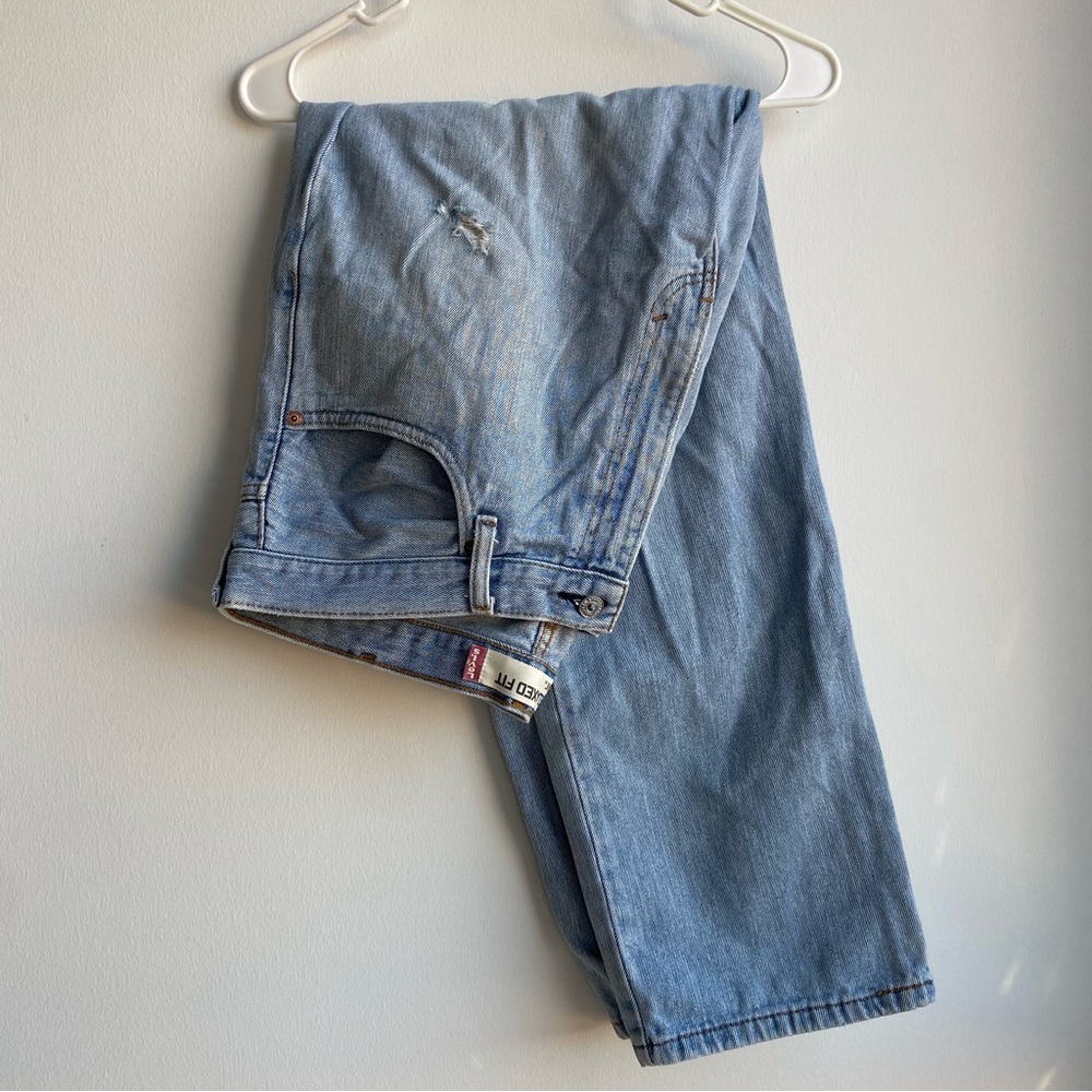 Levi Relaxed 550 Light Wash Denim
